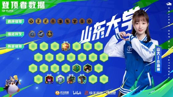 金铲铲“高校杯”邀请赛决赛：巾帼不让须眉！山大小涵神夺冠之路