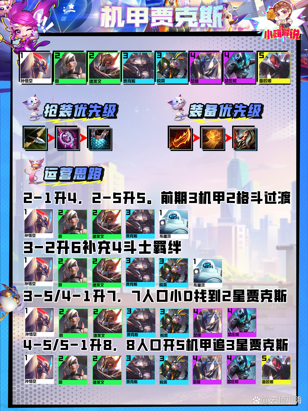 金铲铲之战：版本毒瘤来了！千分王者必学2星随便拉9,3星稳定吃鸡