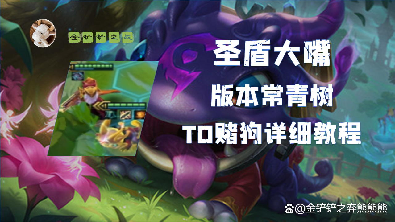 云顶之弈攻略：版本常青树 永恒TO赌狗圣盾大嘴详细教程