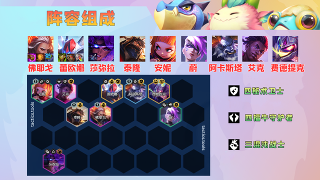 金铲铲之战：法系阵容的绝对克星，三星就等于吃鸡！