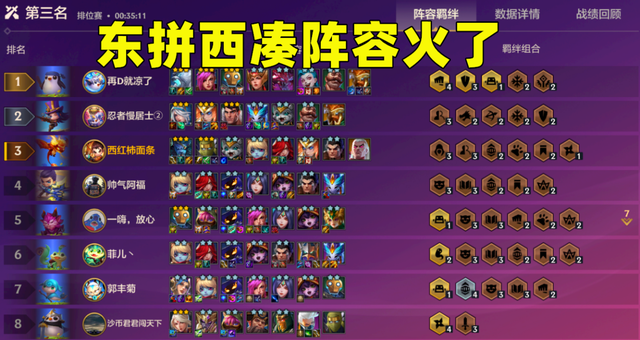 金铲铲之战：“东拼西凑”阵容火了，打破装备限制，核心灵活多变