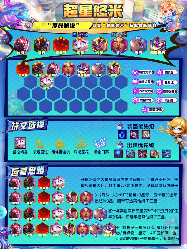 云顶金铲铲：超星悠米吃不到分，换个思路，稳吃大分